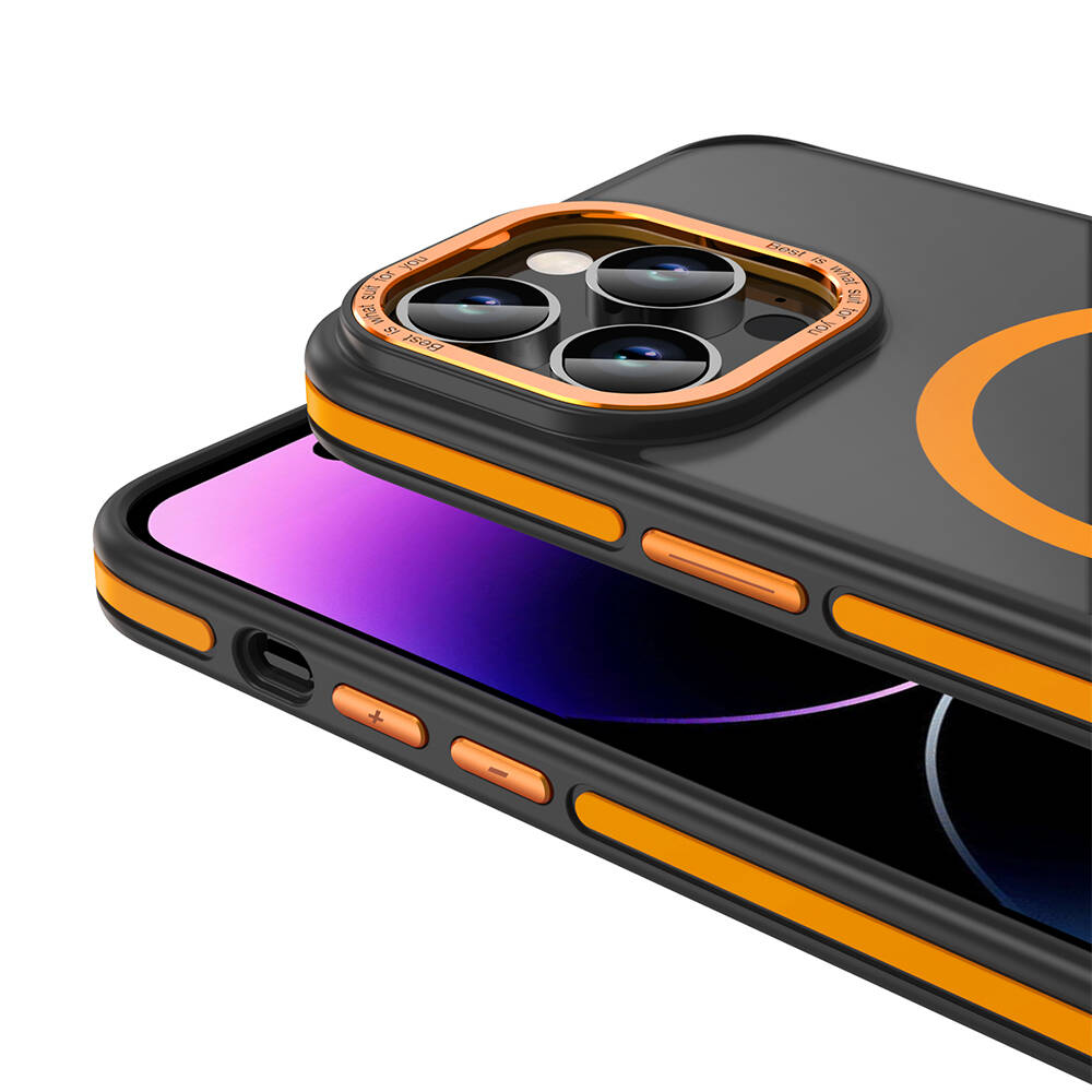 Apple iPhone 15 Pro Max Kılıf Magsafe Şarj Özellikli Mat Görünümlü Zore Ant Kapak