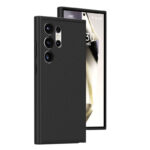 Galaxy S24 Ultra Kılıf Magsafe Şarj Özellikli Karbon Fiber Görünümlü Zore T-Karbon Kapak - 