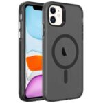 Apple iPhone 11 Kılıf Zore Magsafe Şarj Özellikli Buzlu Transparan C-Pro Sert Kapak - 