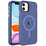 Apple iPhone 11 Kılıf Zore Magsafe Şarj Özellikli Buzlu Transparan C-Pro Sert Kapak - 