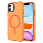 Apple iPhone 11 Kılıf Zore Magsafe Şarj Özellikli Buzlu Transparan C-Pro Sert Kapak - 