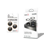 Apple iPhone 16 Pro Zore CL-12 Premium Safir Parmak İzi Bırakmayan Anti-Reflective Kamera Lens Koruyucu - Gold