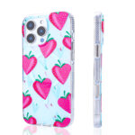 Apple iPhone 14 Serisi Kılıf Magsafe Şarj Özellikli Zore Stilo Kapak - Pembe-Mavi Apple Apple iPhone 14 Pro Max