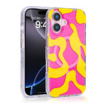 Apple iPhone 16 Serisi Kılıf Magsafe Şarj Özellikli Zore Stilo Kapak - Sarı Apple Apple iPhone 16