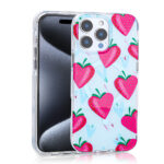 Apple iPhone 16 Serisi Kılıf Magsafe Şarj Özellikli Zore Stilo Kapak - Pembe-Mavi Apple Apple iPhone 16 Pro