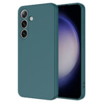 Galaxy S25 Kılıf Zore Mara Lansman Kapak - Koyu Yeşil