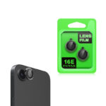 Apple iPhone 16E Zore CL-07 Kamera Lens Koruyucu - Siyah