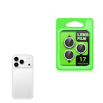 Apple iPhone 17 Pro Zore CL-07 Kamera Lens Koruyucu - Titanyum Gümüş