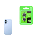 Apple iPhone 17 Zore CL-07 Kamera Lens Koruyucu - Mavi