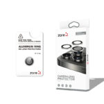 Apple iPhone 17 Air Zore CL-12 Premium Safir Parmak İzi Bırakmayan Anti-Reflective Kamera Lens Koruyucu - Gümüş