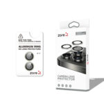 Apple iPhone 17 Zore CL-12 Premium Safir Parmak İzi Bırakmayan Anti-Reflective Kamera Lens Koruyucu - Açık Yeşil