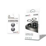 Apple iPhone 17 Zore CL-12 Premium Safir Parmak İzi Bırakmayan Anti-Reflective Kamera Lens Koruyucu - Açık Mor