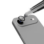 Apple iPhone 17 Air Zore Mikro Kamera Lens Koruyucu - Gri