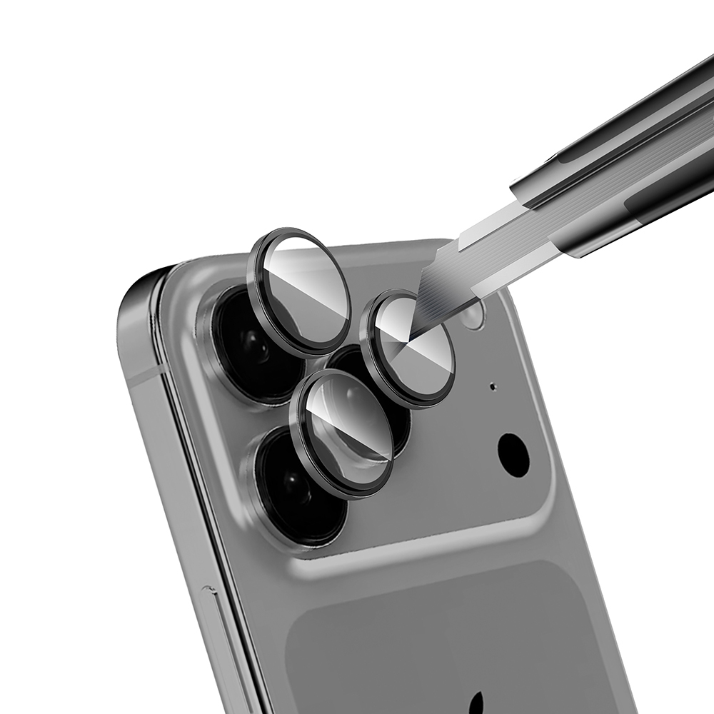 Apple iPhone 17 Pro-İP 17 Pro Max Zore Mikro Kamera Lens Koruyucu